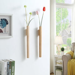 Wooden Wall Spear Vase Wheat | Sage & Sill