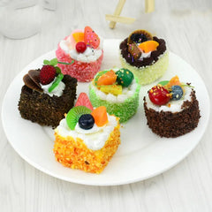 Artificial Kitchen Fruit Cakes Toy