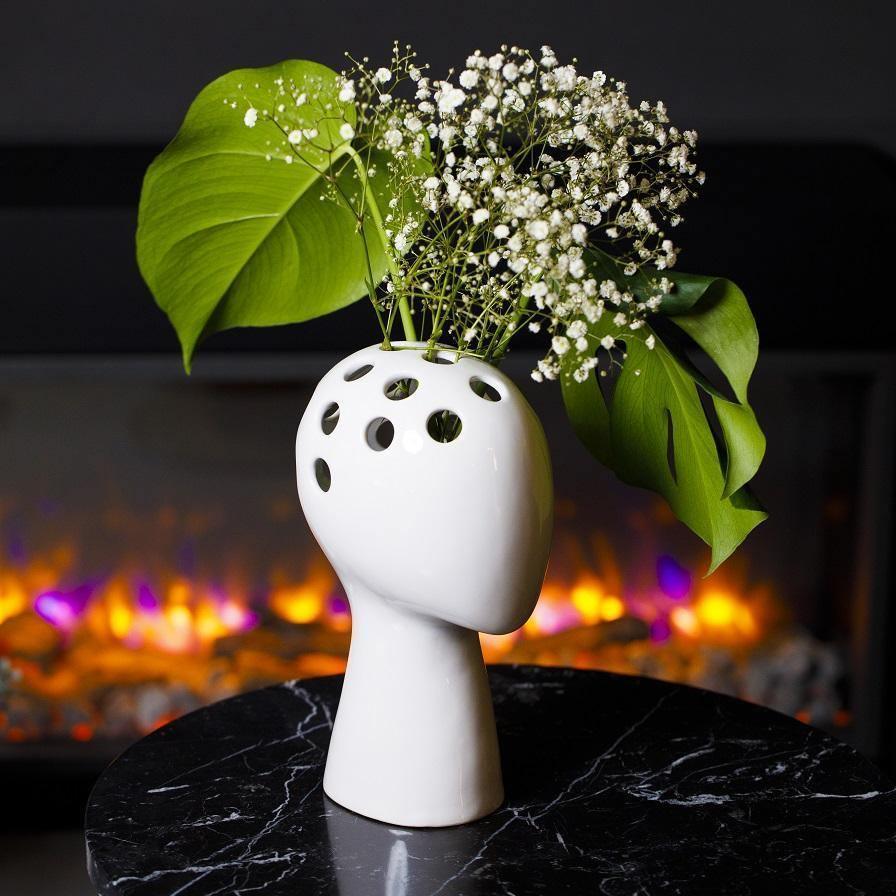 Head Shaped Flower Vase