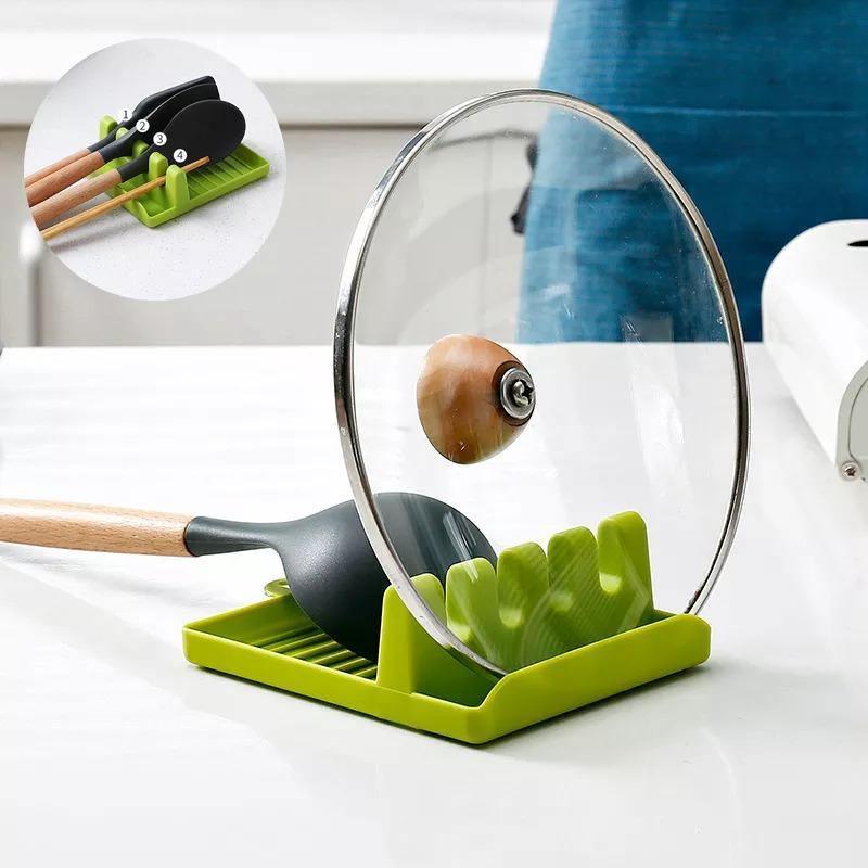 Non-Slip Heat-Resistant Kitchen Utensil Organizer Rack