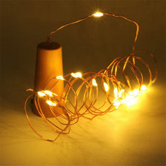 Patio Fairy Battery LED lights with Copper String